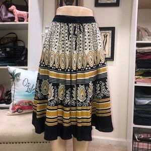 J Free NWT! Multicolor Print Maxi Long Skirt